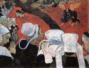 Paul Gauguin Vision after the Sermon  Jacob Wrestling with the Angel oil painting reproduction